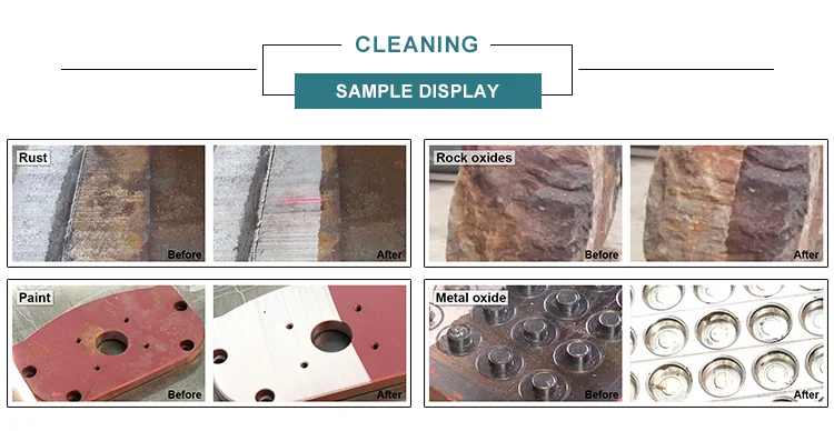 Discount 2000w 3000w laser metal surface cleaning machine laser rust removal machine