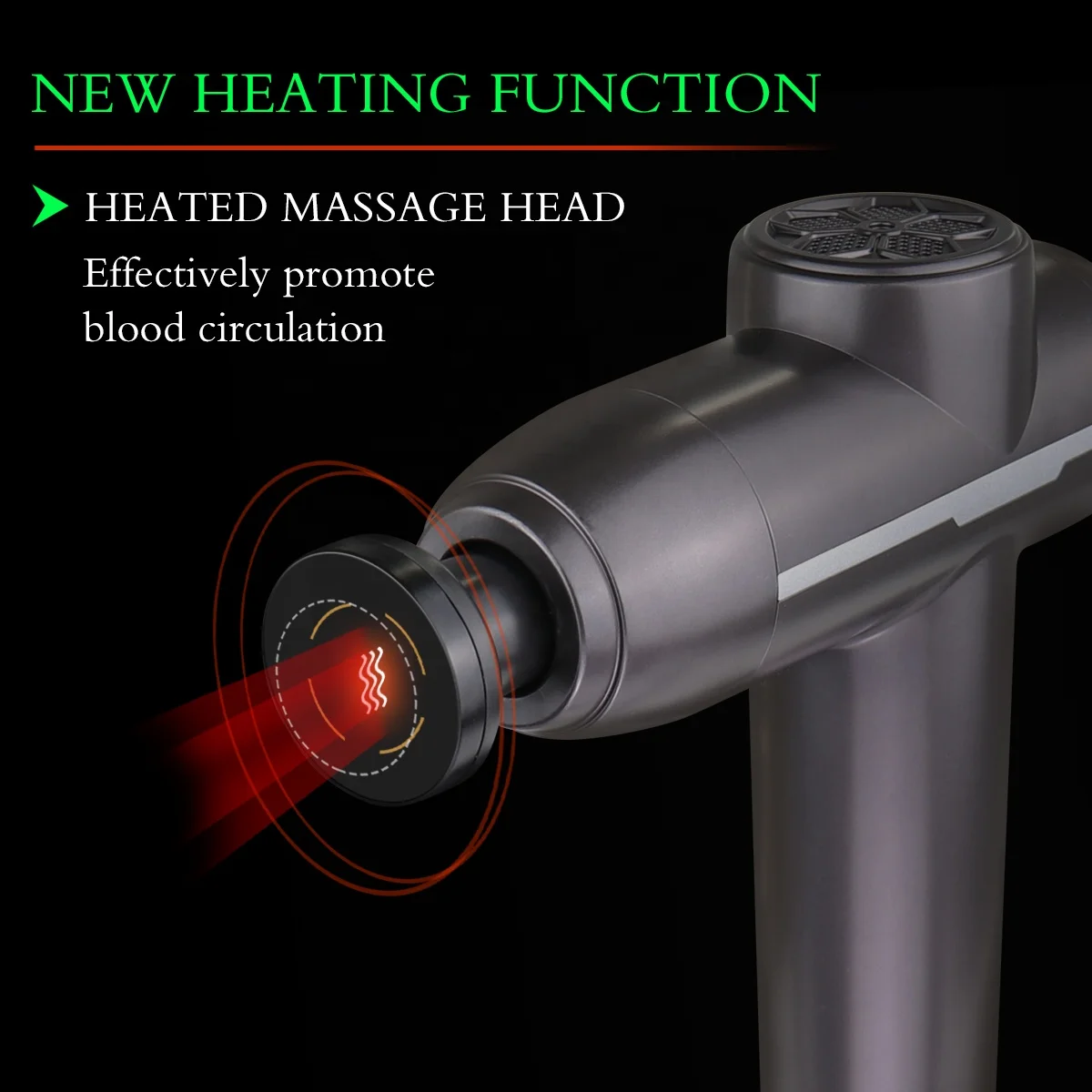  Deep Heat Muscle Massage Equipment Therapy Neck Shoulder Massager Pistola Da Massaggio Portable