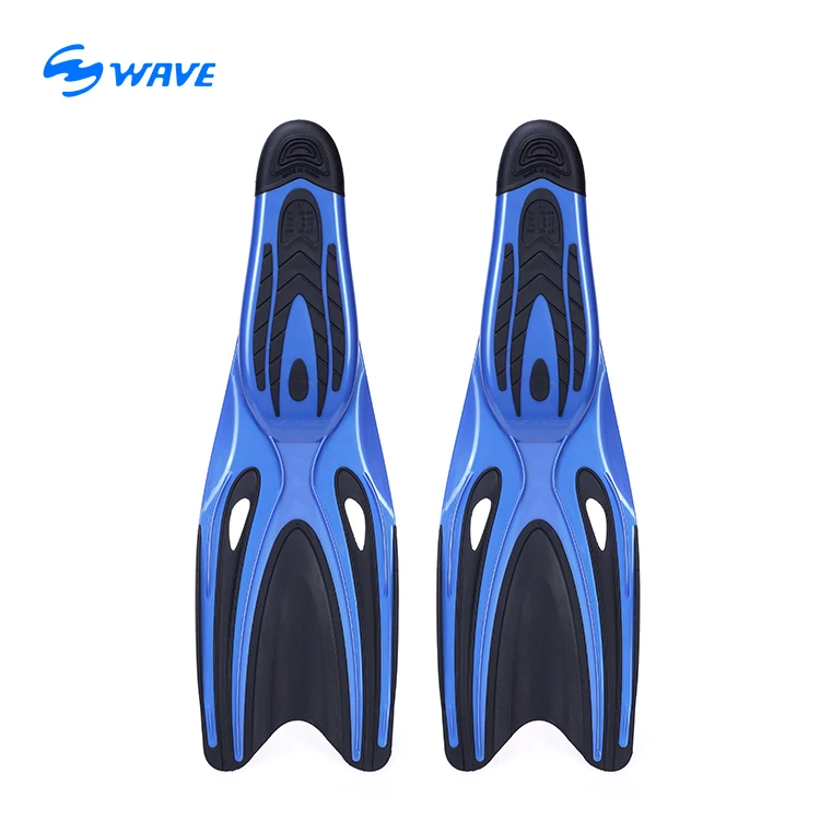 WAVE OEM/ODM aceptable foot pockets professional adult training spearfishing diving RTS freediving fins