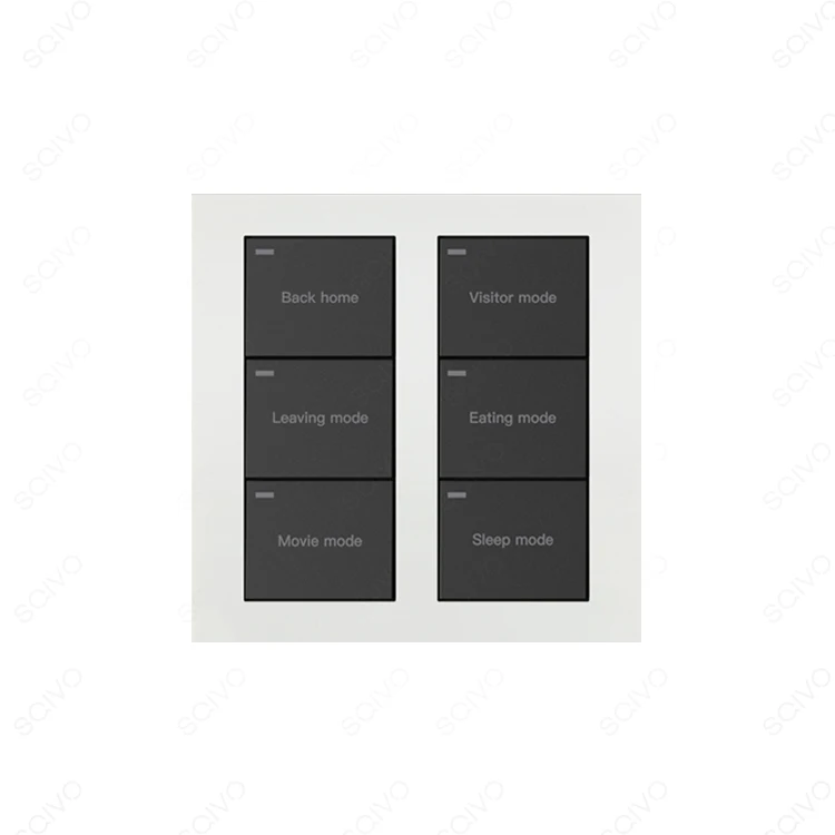 SQIVO Smart Tuya Zigbee Wireless Scene Wall Switch With Magnetic Attraction