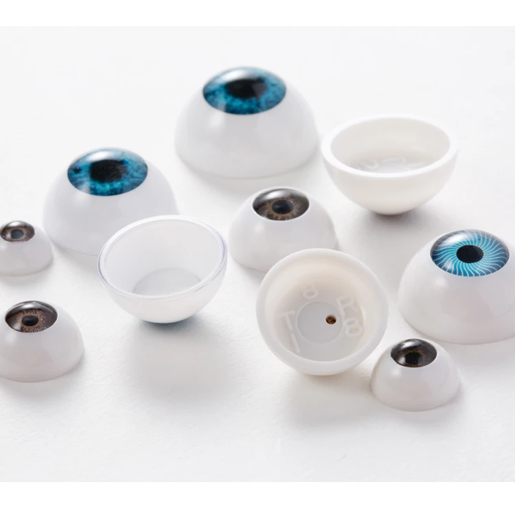 Most Popular Human Blue Acrylic Glass Baby Doll Eyes Wholesale 12mm to 28mm