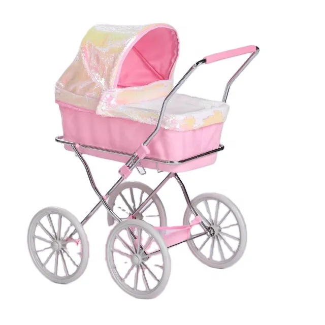 Luxurious folding doll pram for kids