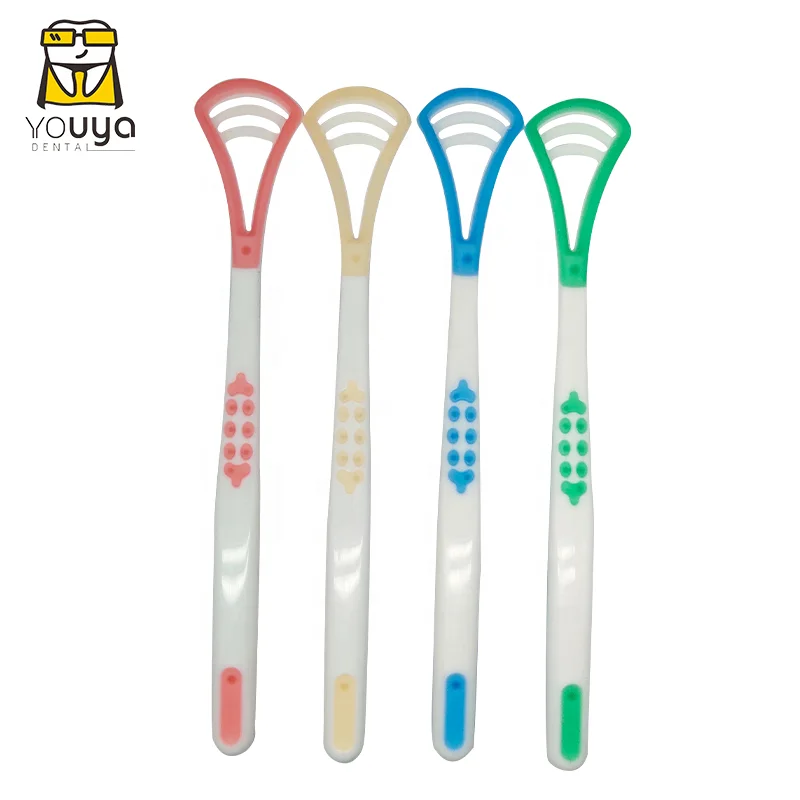 Wholesale Plastic Tongue Scraper Cleaner For Healthy Oral Care