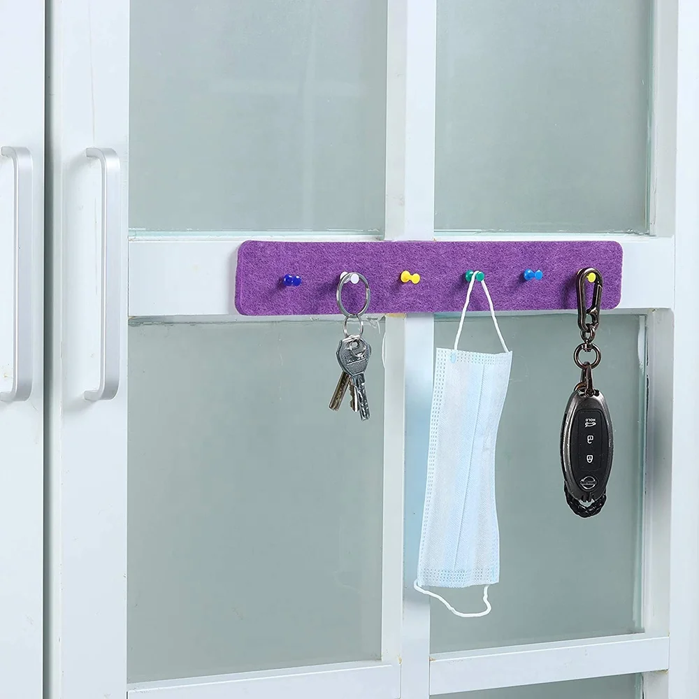 
Supplier self-adhesive felt bulletin board bar strip pin board bar for coffee shop 