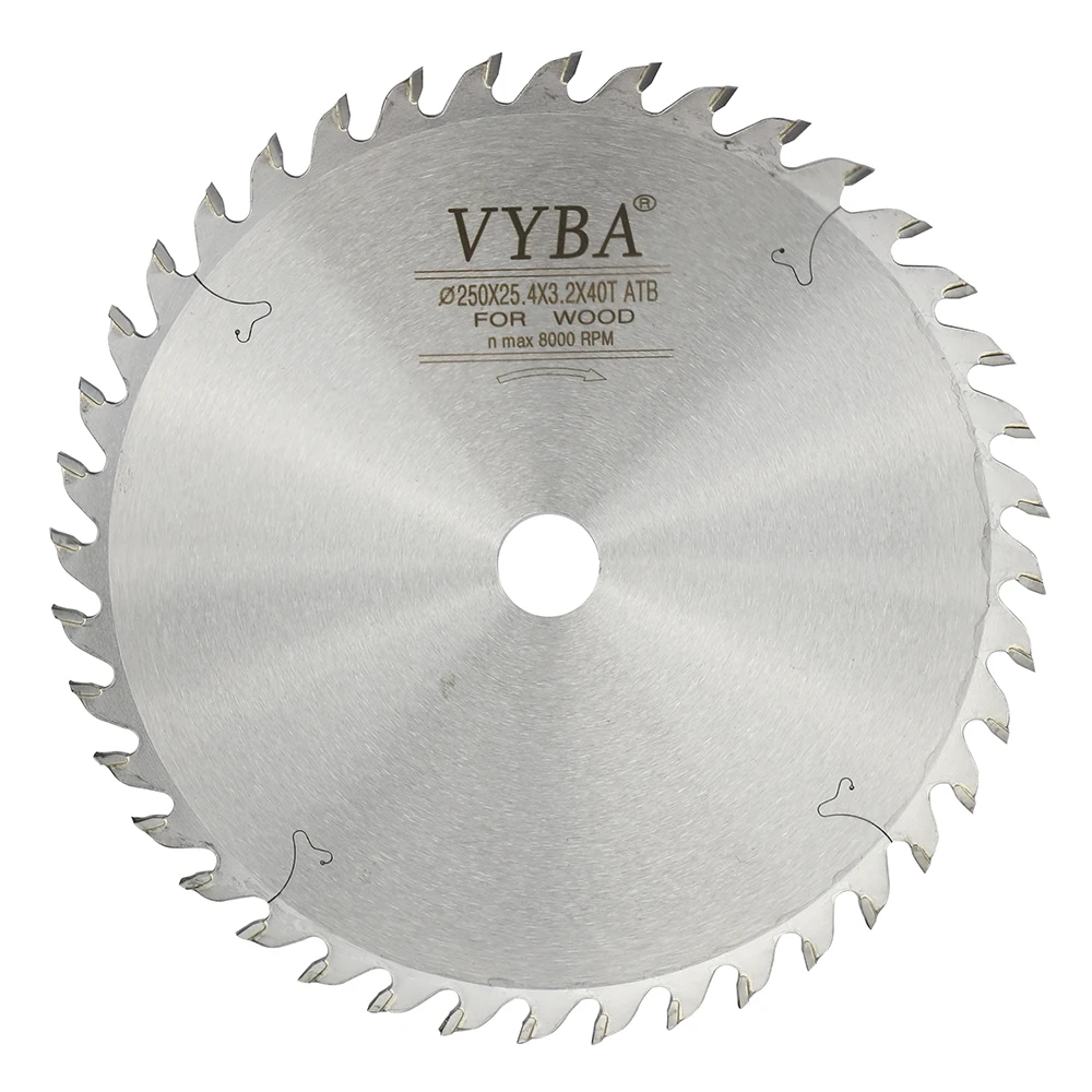 255mm /10 Inch 40T sharp circular wood saw machine blade for table saw