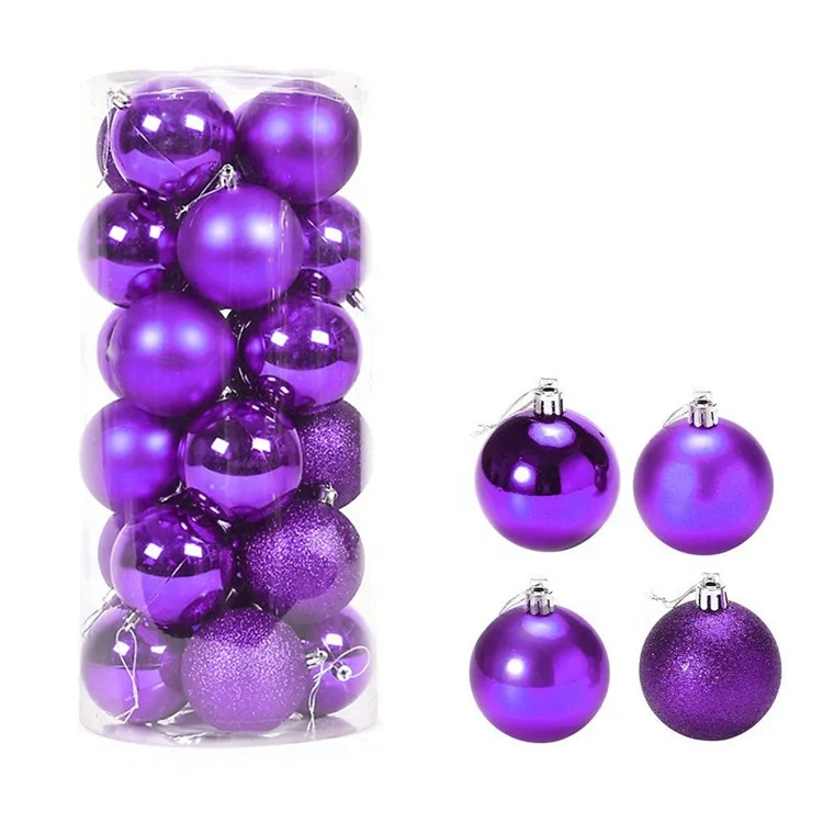 shatterproof transparent 8cm Christmas glass ball & tree ornaments xmas tree decor