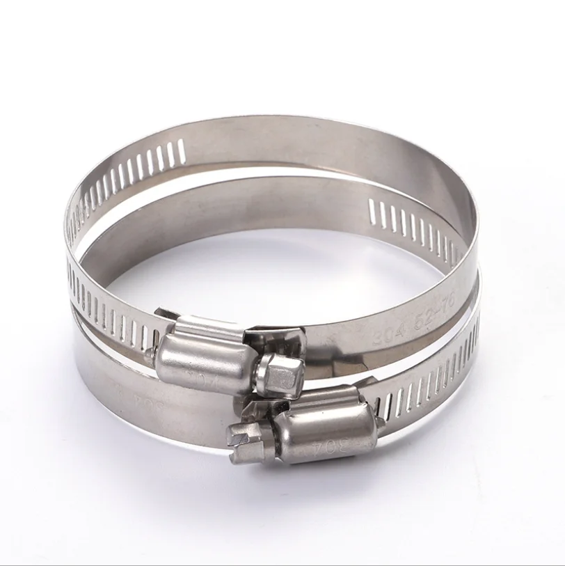 OEM Full size adjustable heavy duty quick release stainless steel small thumb screw hose clamps for pipe
