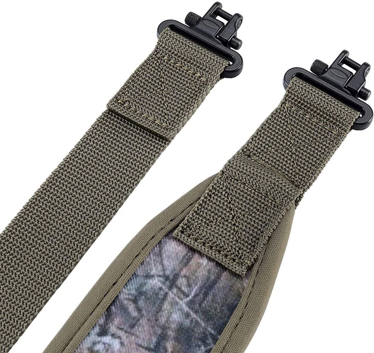 High Quality Two Point Traditional Sling Padding Strap Shoulder Strap Adjustable Gun Sling With Swivel Hunting Accessories