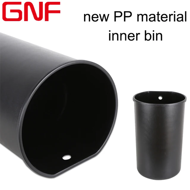 Круглые мусорные баки из нержавеющей стали GNF 20 л, мусорная корзина для подгузников, мусорные баки для гигиенических отходов, золотые кухонные мусорные баки