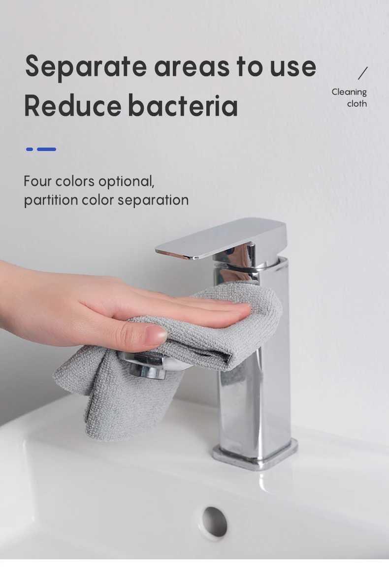 Strong Absorption Quick Dry Customizable Microfiber Cleaning Cloth Disposable Rags Reusable Lint Free Towel with Dispenser Box