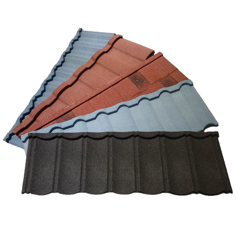 Stone Coated Metal Roofing Tile Alum-zinc Asphalt Shingles With High Performance