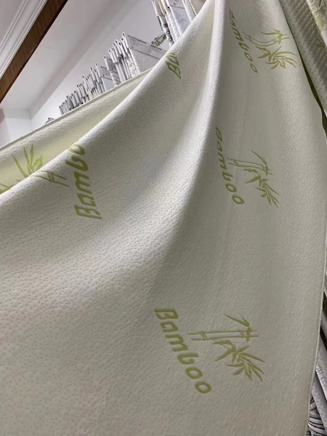 Good price bamboo fabric for mattress knitted