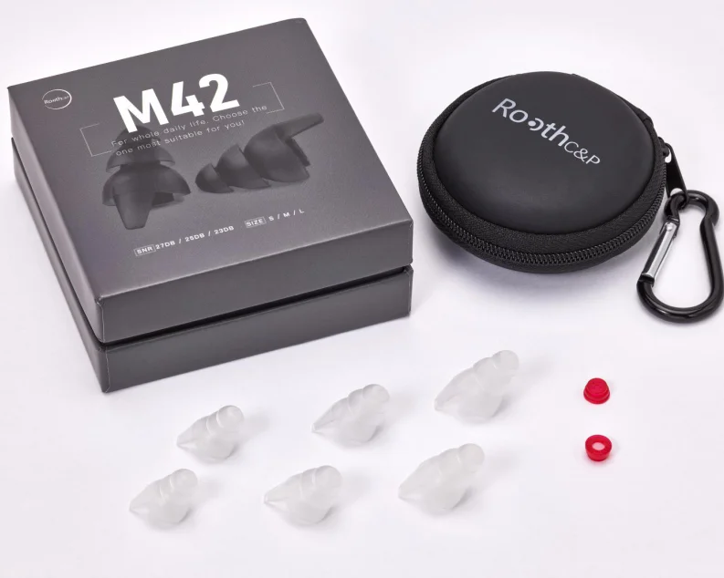 2022 Safety Comfortable Noise Cancelling Ear Plugs with Filter Skin Friendly TPE Ear Plugs For Sleep