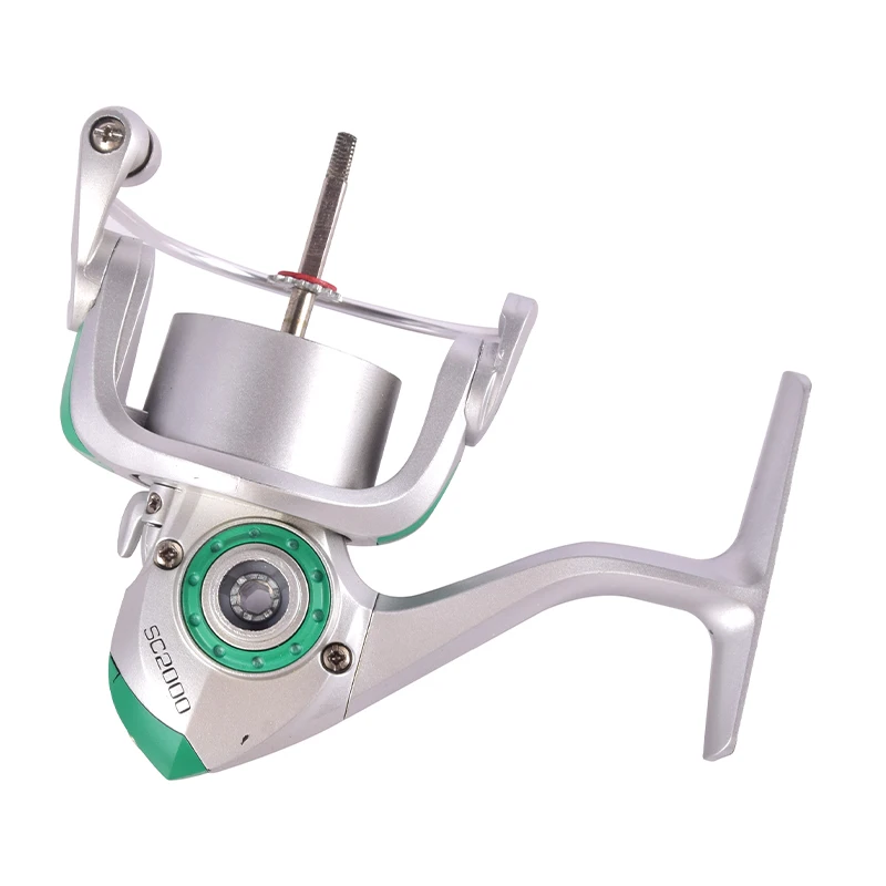 Salt Water Fishing Reels Sea Water Spinning Reel Parts Plastic Body 1BB Size 2000 Reel And Rod Combo Tools