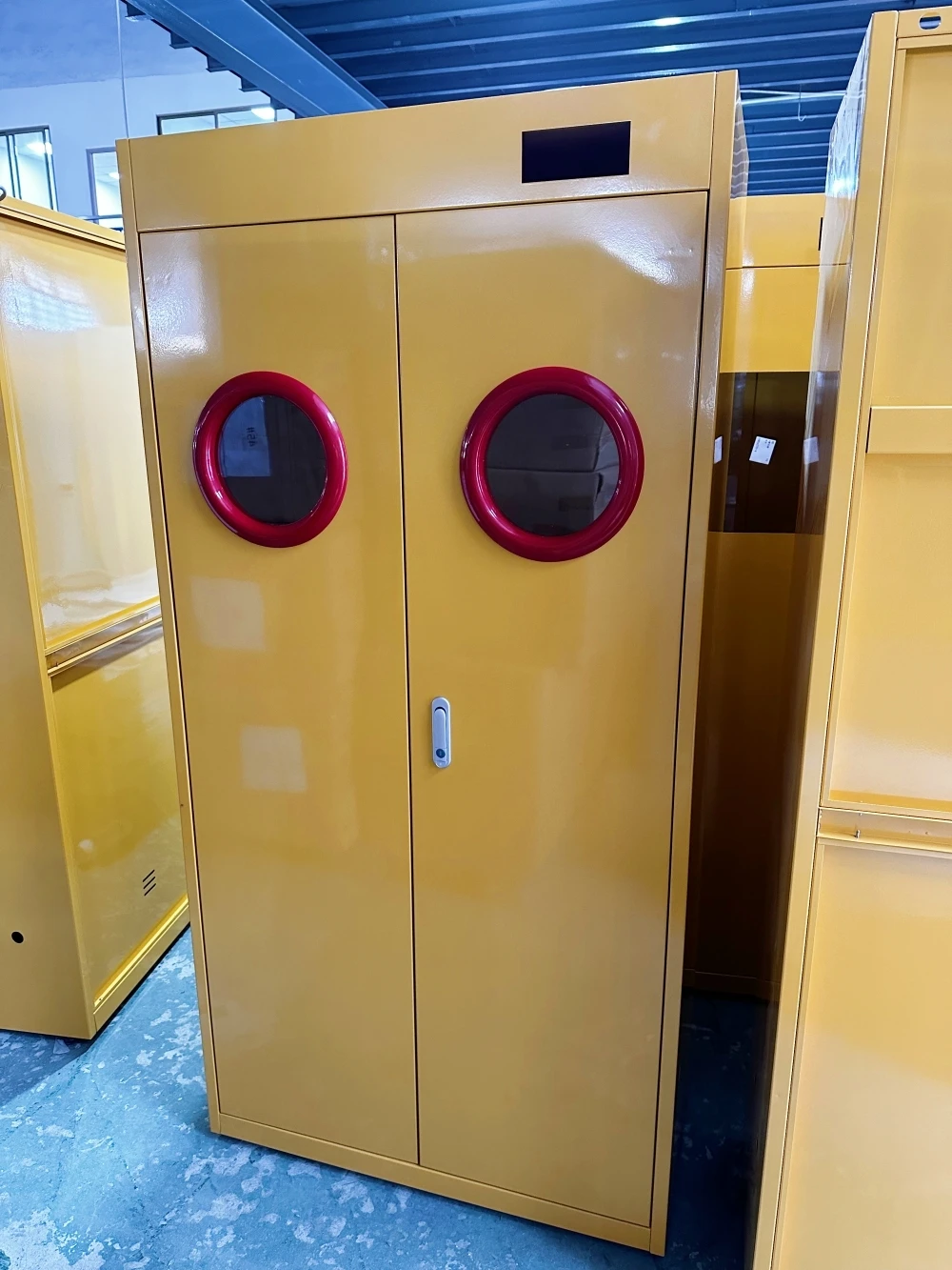 Laboratory Equipment Lab Furniture Durable Steel Medicine Reagent Storage Bottle Gas Cylinder Cabinet with Exhaust and Alarm