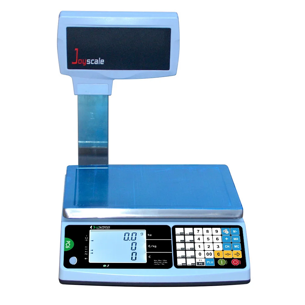 6 15 30 kg lb bascula commercial retail digital printing scale
