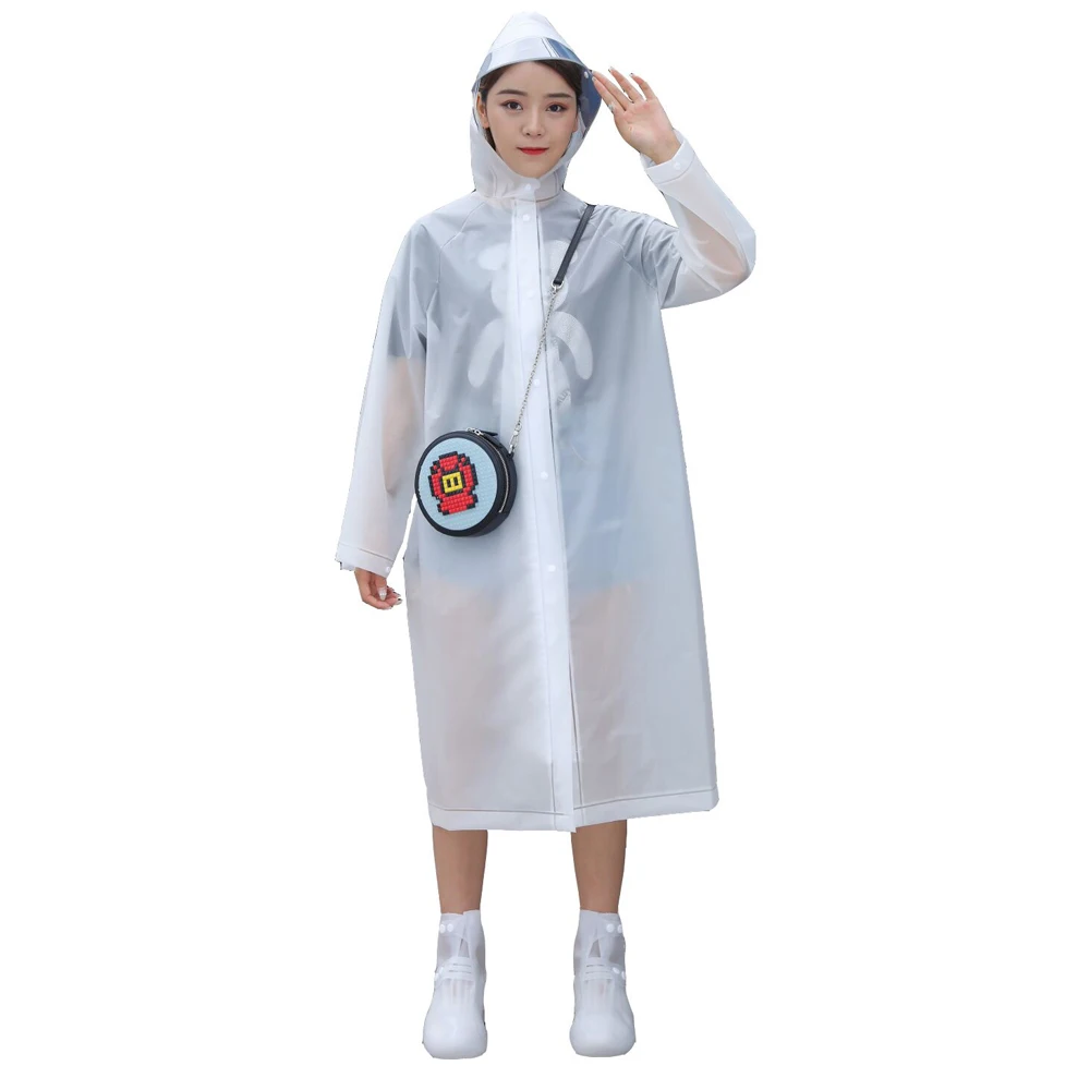High quality rain coat poncho  long reusable PVC EVA PU PE waterproof raincoat