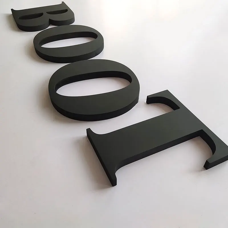 Factory Wholesale 3D Plastic Letters And Numbers Pvc Lettering Customized For Wall