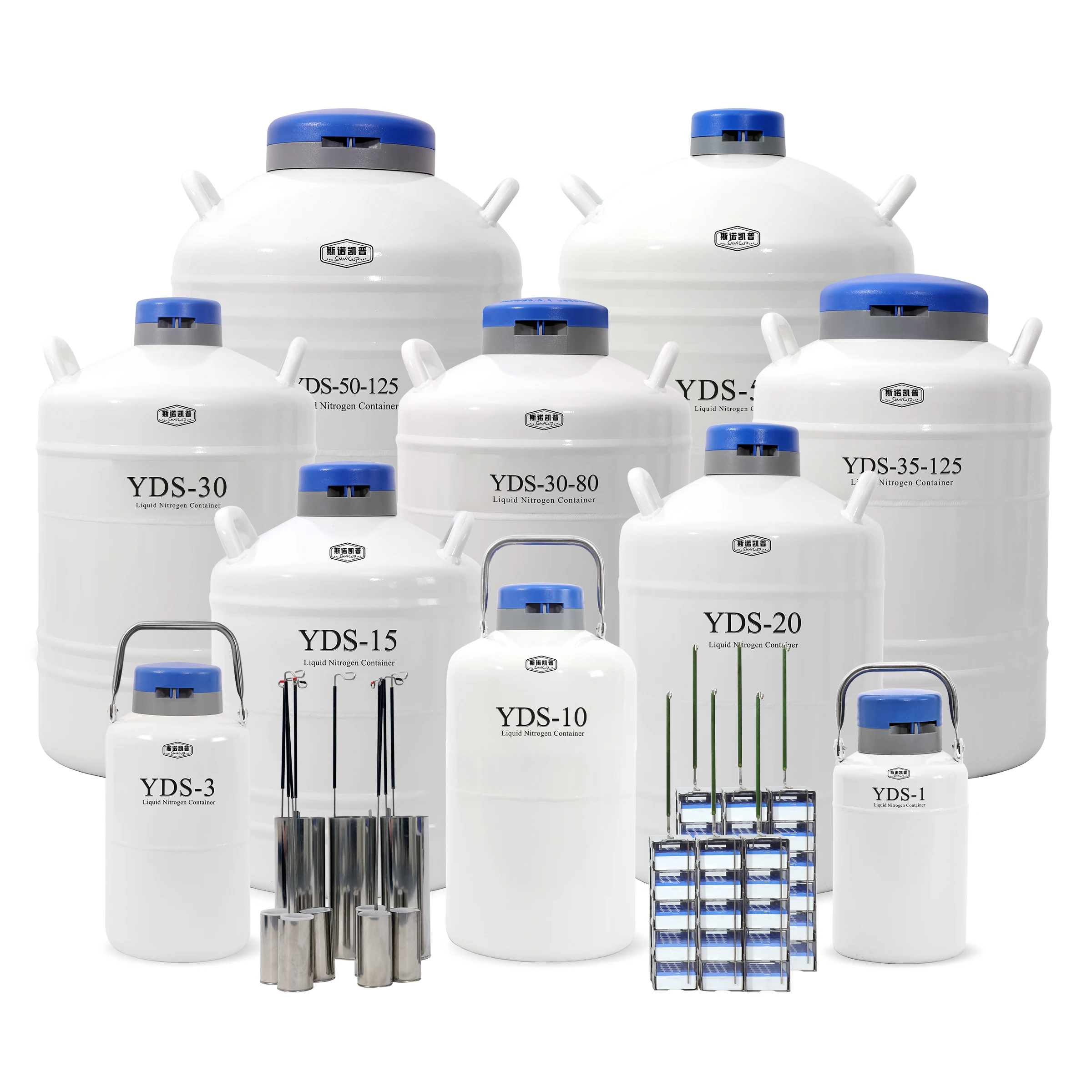 SNOWCOP 1L-50L Liquid Nitrogen Tank Cryogenic Storage Cells Liquid Nitrogen Storage Tank For Laboratory