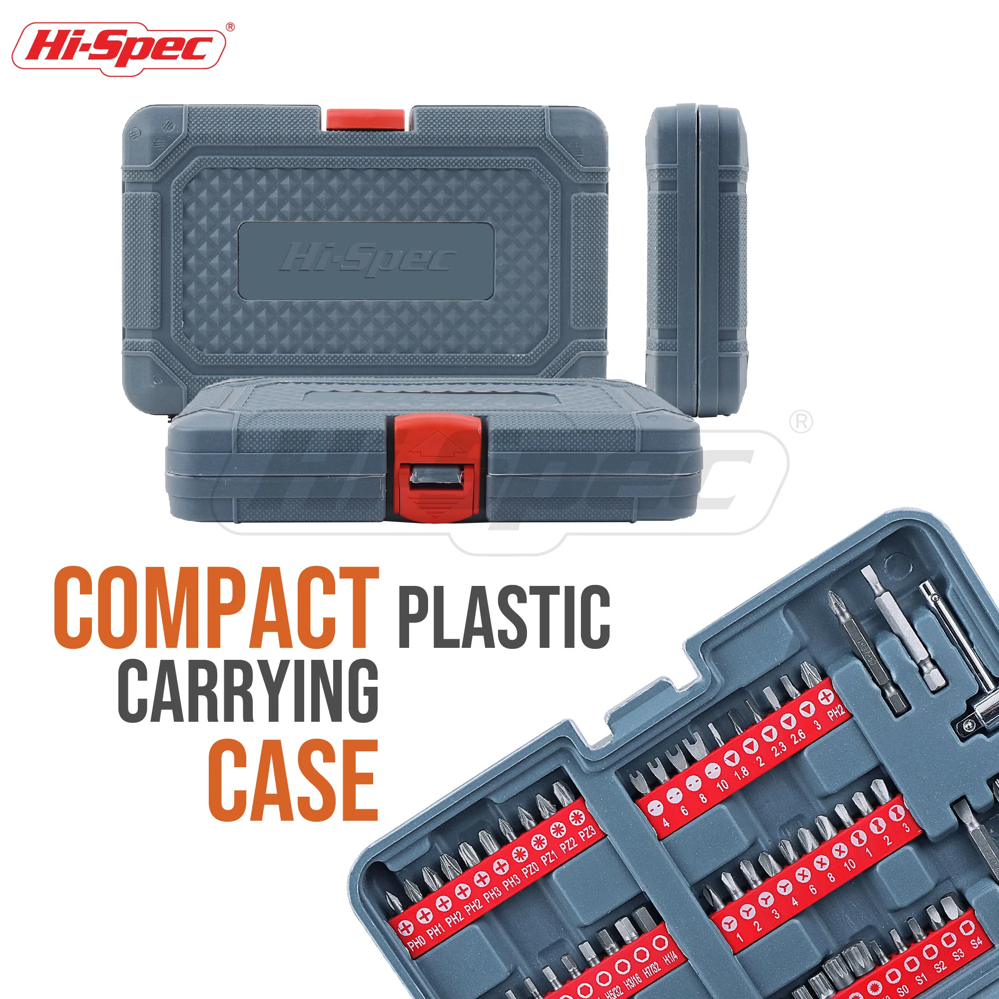 126pc Screwdriver Bits, Sockets & Handles Set Complete 1/4' Hex Shank Driver Bits & Security Tamperproof Torx Screws
