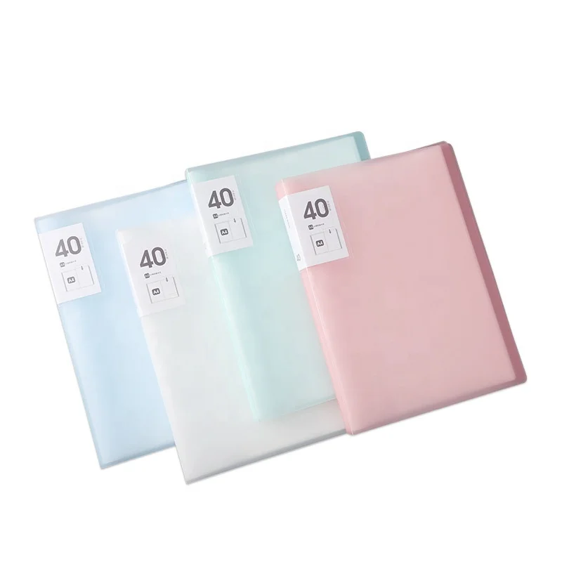 Student Supplies Candy Color Multifunctional Plastic A4 Smile 20/30/40/60 Layers Document Bag Office Stationery File Folder