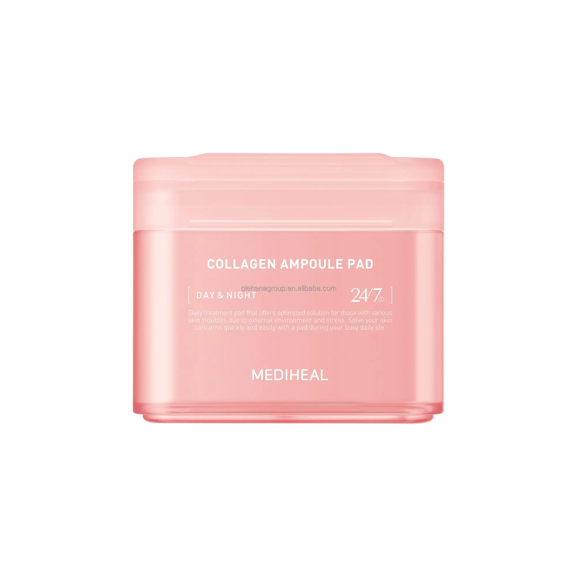 OEM Hot Sell Koran Skincare Products Cotton Pads Treatment Deep Moisturizing Ceramide Collagen Facial Mask Ampoule Pad