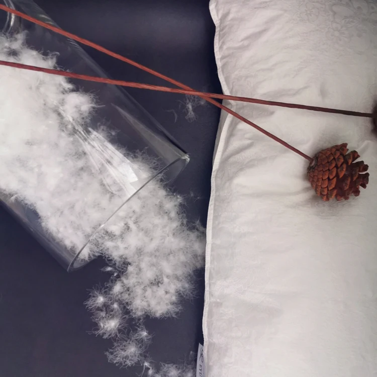 
Top Guality 95% Big Washed Muscovy White Duck Feather Down 