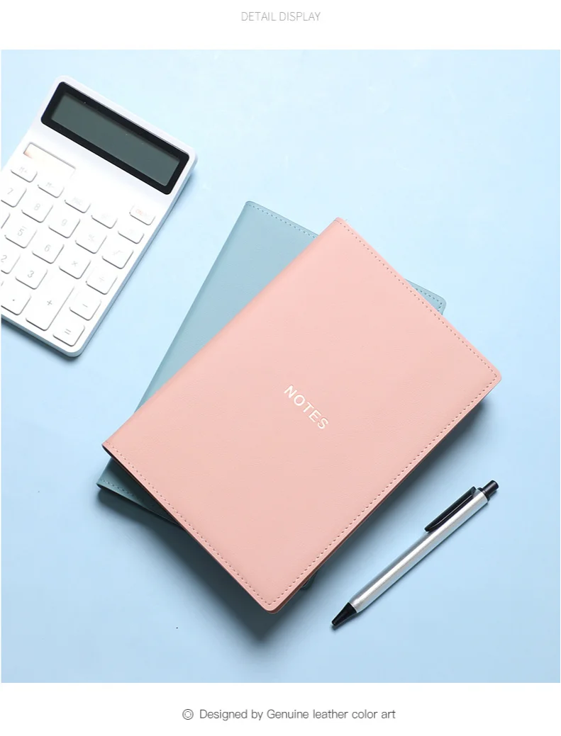 Faux PU Leather soft coverWaterproof School Notebook custom journal retro soft leather hardcover journal notebook logo available