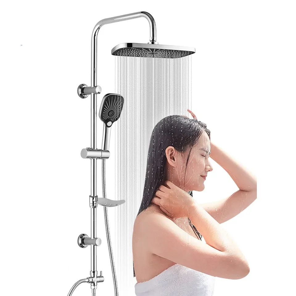 Hot selling SS shower set bathroom multi-function rainfall shower set chuveiro ensemble de douche ducha