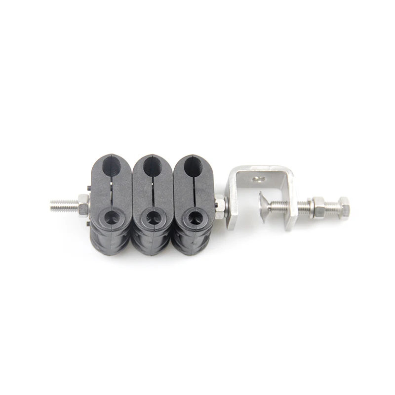 Резиновый питающий зажим с двумя отверстиями для 1/2 кабеля