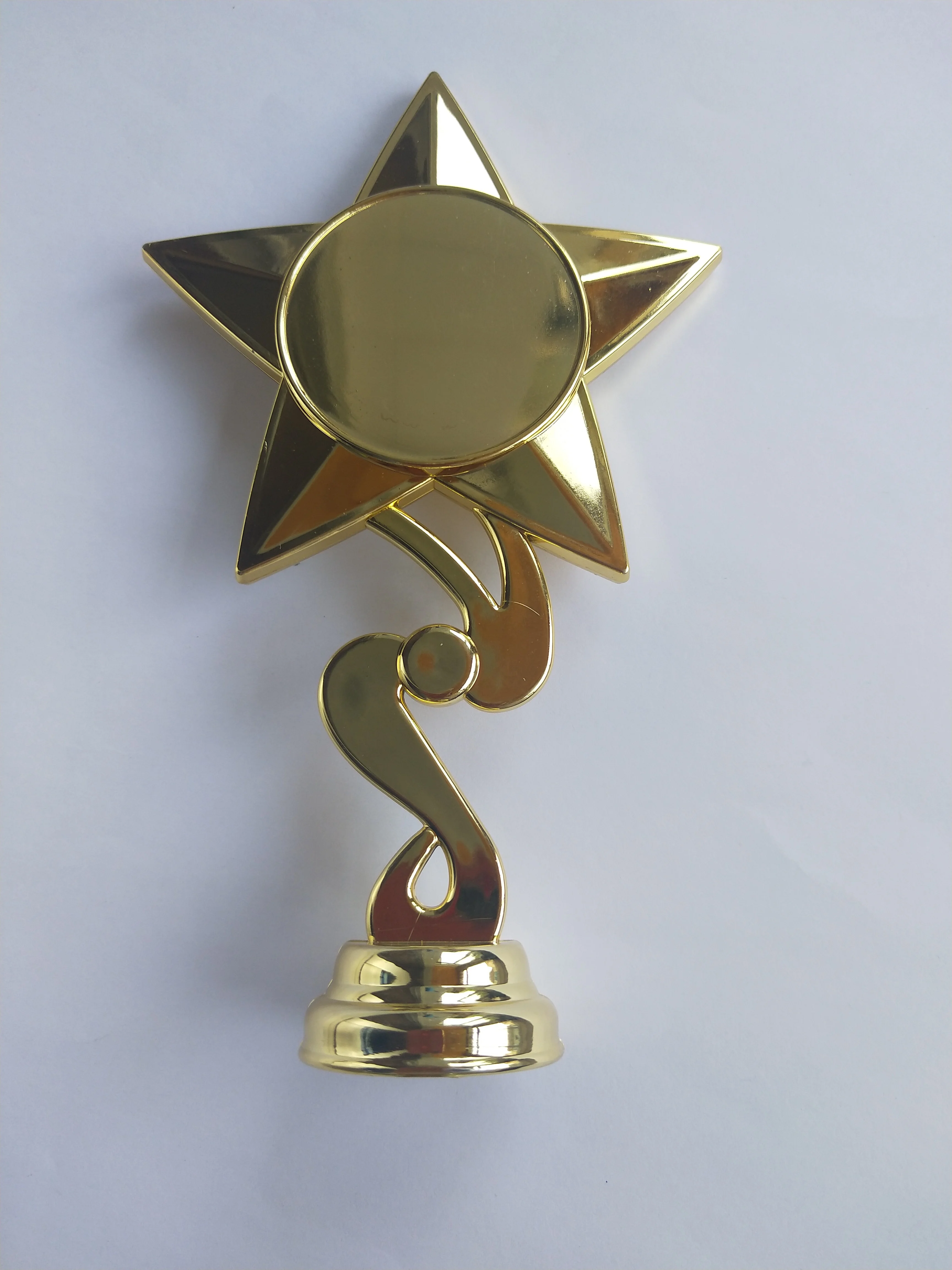 New Trophy Gold Brushed Shooting Star Plastic Sculpture