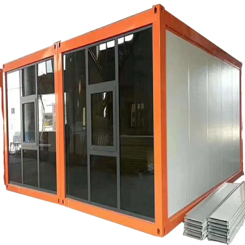 Luxury Fabricated Eps Sandwich Panel Steel Structure Living Prefabricated Granny Flatpack Container House Portable Homes