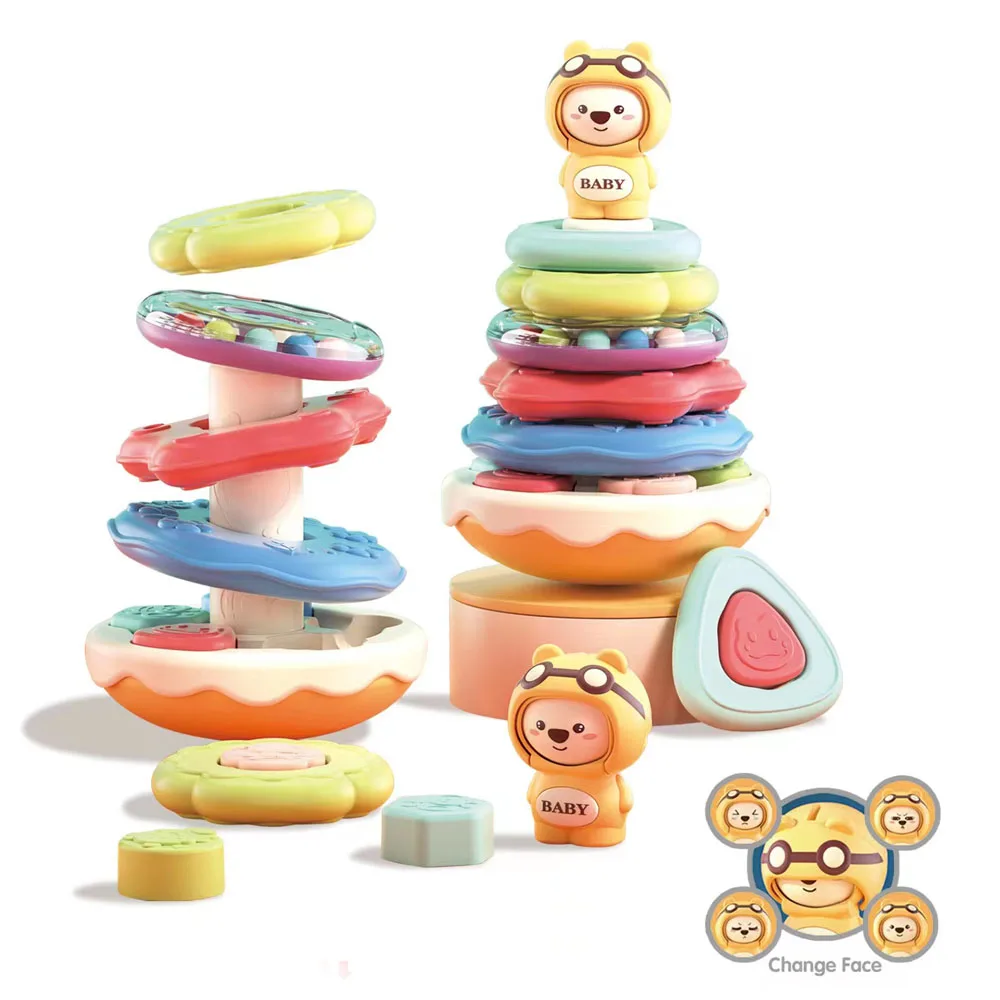 Educational Turn and Fold Toys for Face Training