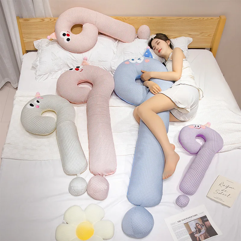 2024 New Design Limited-time offer Wholesale High Quality plush toy cute why symbel summer pillow for girls