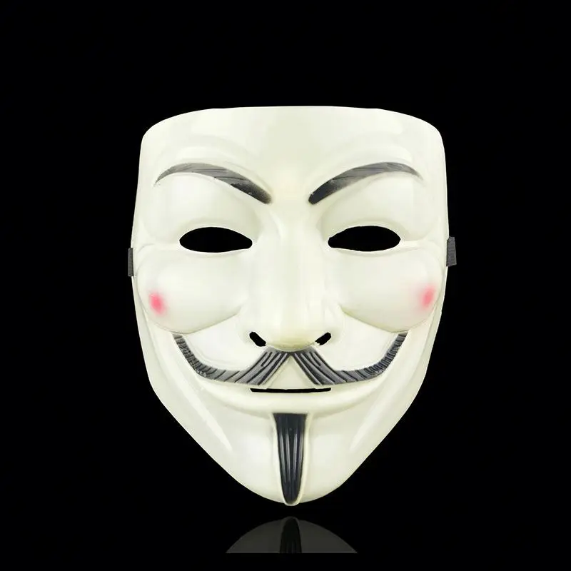 Movie Cosplay V For Vendetta Hacker Mask Anonymous Guy Fawkes Halloween Christmas Party Gift For Adult Kids Film Theme Mask