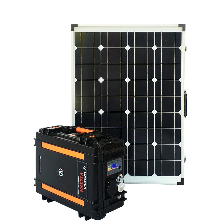 Portable Solar Generator for Air Conditioner 2KW 3KW Solar Power System For Home MPPT Charger with solar panel