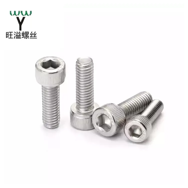 Special Knurled cup head hex bolts