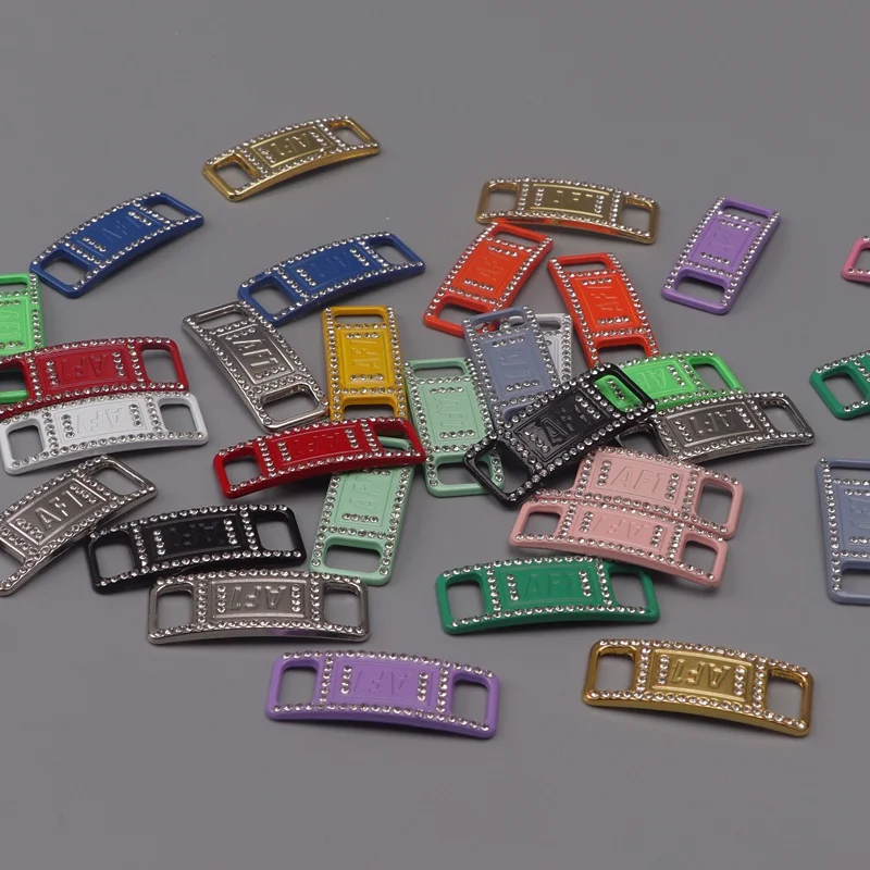 2024 new rhinestone shoe buckle casual shoes shoe buckle fashion metal shoelace buckle