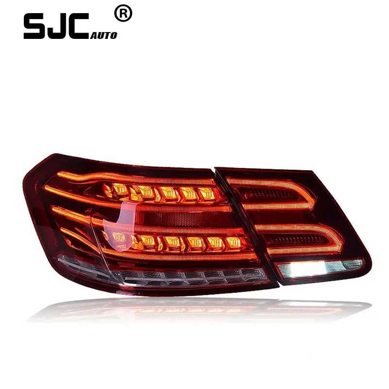 SJC Auto Car Tail Lamp For W211 W212 2009-2013 E Class LED Dynamic Taillight Rear Fog Lamp Turn Signal Highlight Reversing