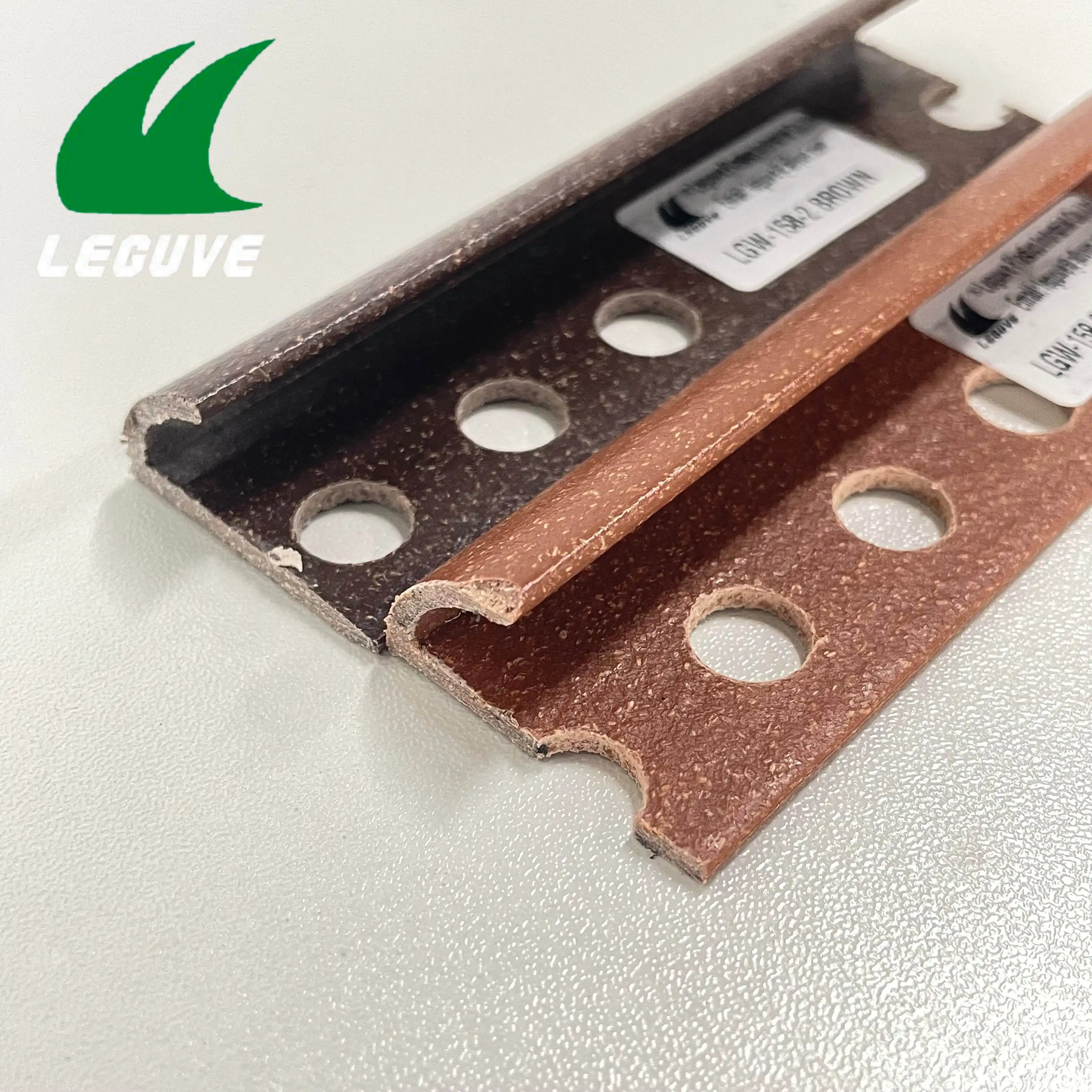 Leguwe WPC edges corners wood composite plastic side covers for decking floor
