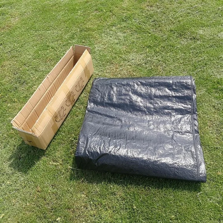 DANCHEL OUTDOOR 5M Black Lightweight Tent Footprint Mat for Bell Tent Camping Picnic Hiking