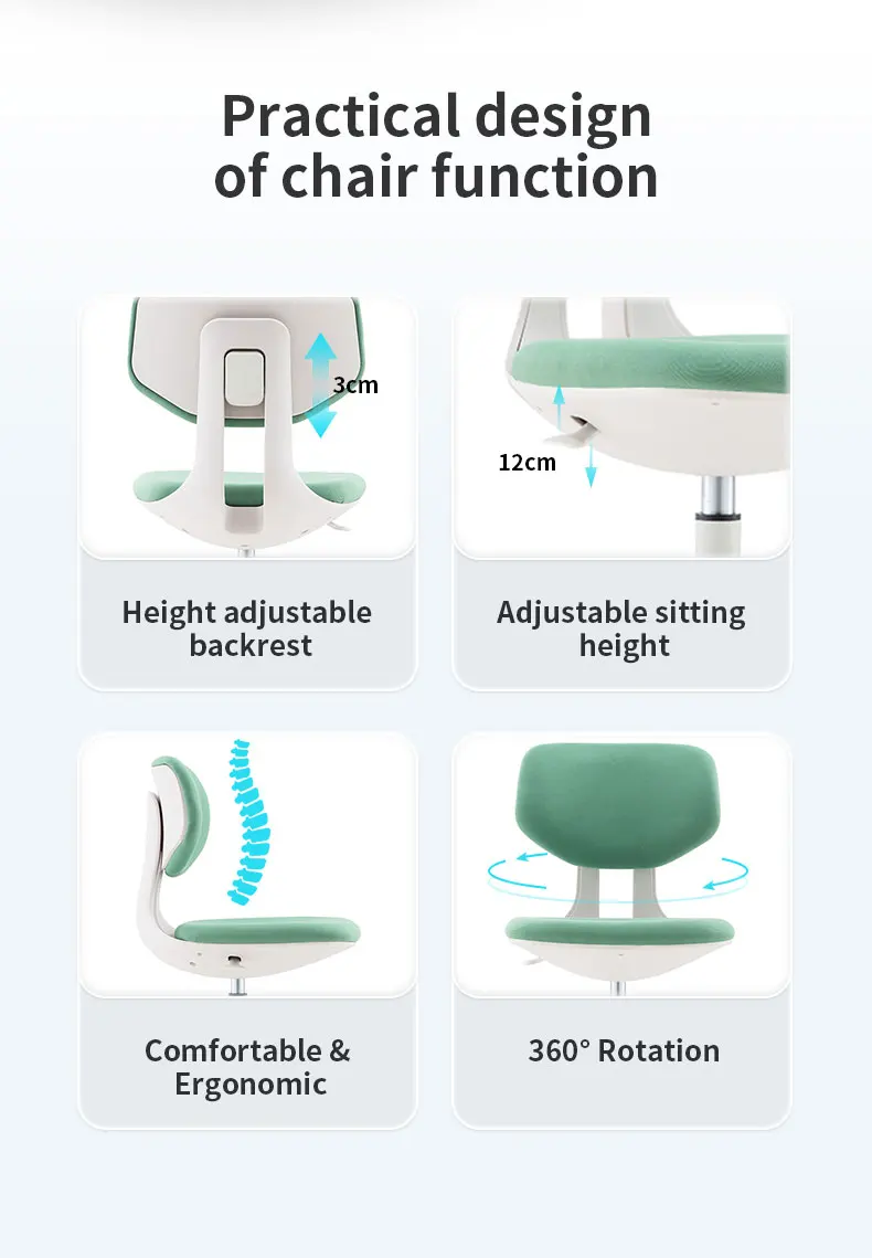 School Chair With Writing Pad