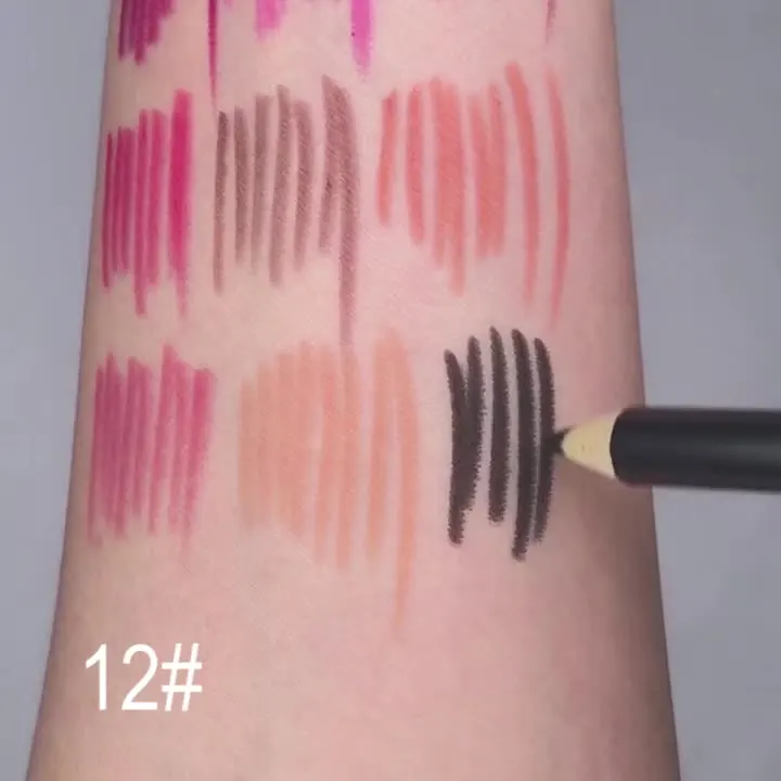 lip pencil factory wholesale high pigment customized private label lip liner