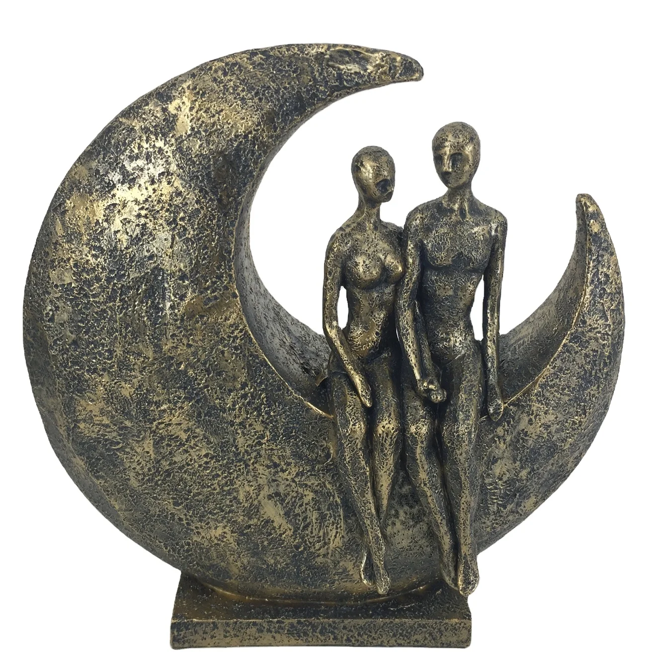 Поделки из смолы на заказ, милые свадебные сувенирные украшения для стола, парные фигурки, украшение для влюбленных, абстрактная скульптура, подарки для пар