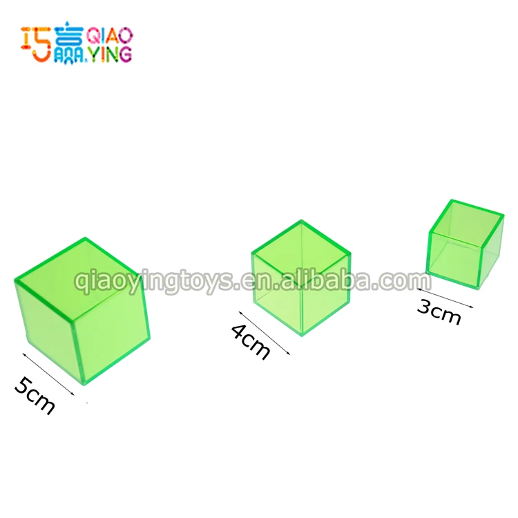 3-Sze Constructive Playthings 90 Pieces Translucent Cube Set Toy For Ages 3 yrs. +