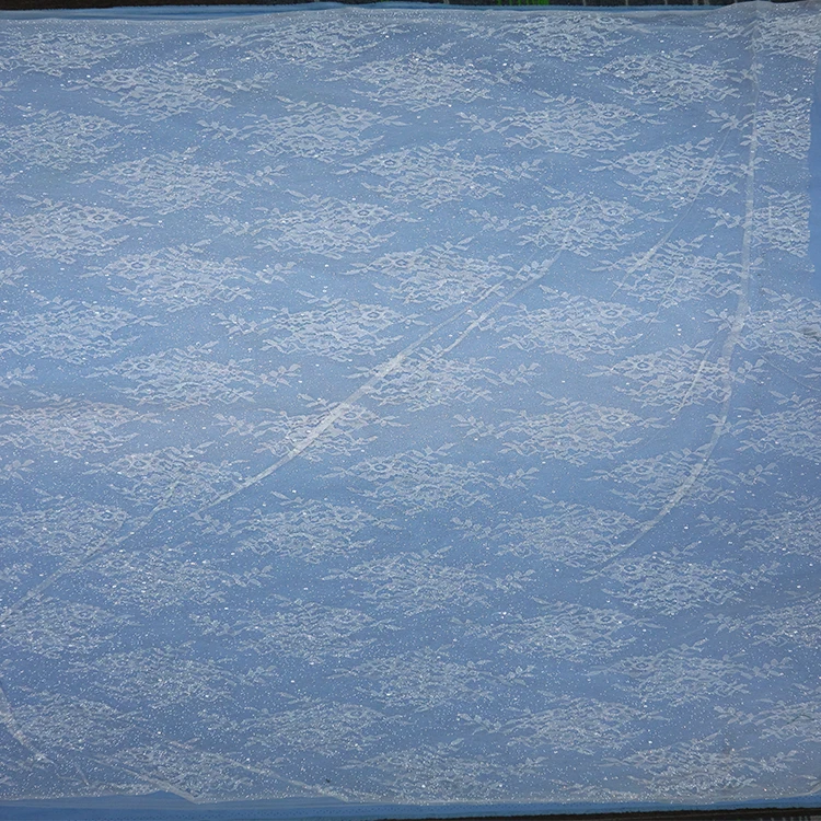 High Quality french lace tulle For Women,  Textile Material white french lace fabric For Garment