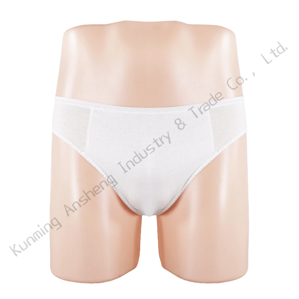 Disposable Womens Panties Unisex Breathable Spa Massage Hospital Panty Maternity Cotton Underwear Disposable Men Womens Panties