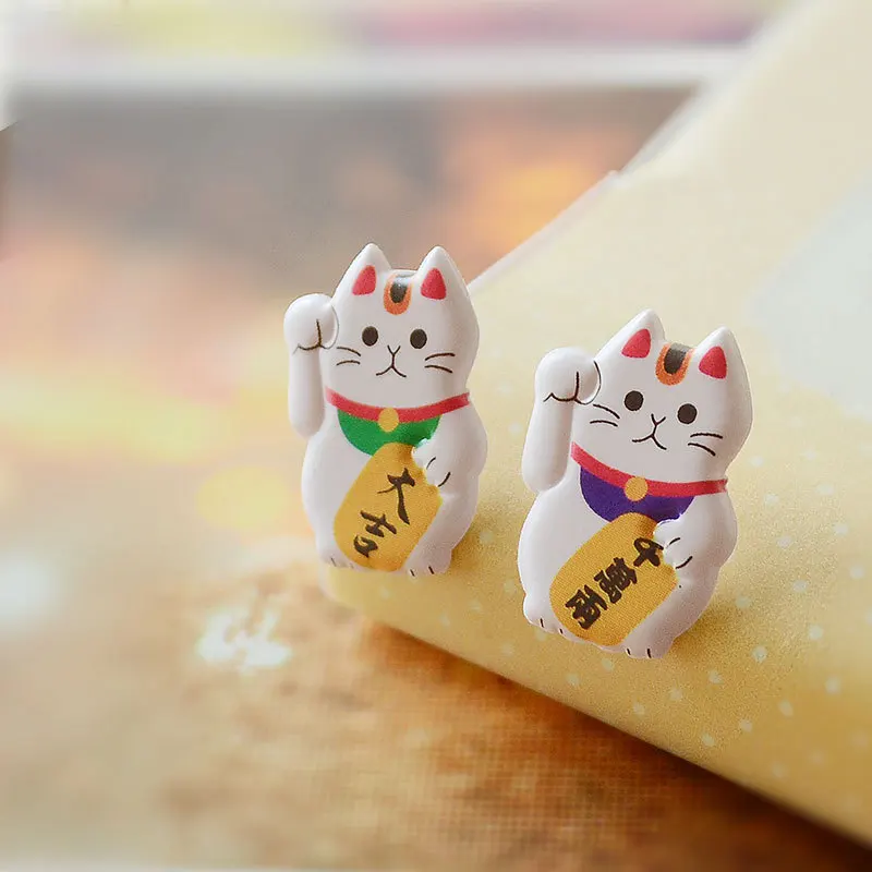 Cute cat sticker Japanese Puffy foam sticker children Kids Cartoon 3D puffy reward sticker Glass window decorative decals