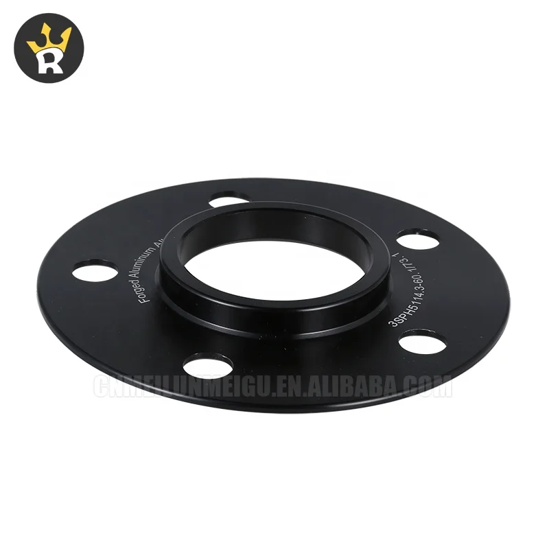 Black Wheel Spacers Adapter 5x114.3 5x4.5 Hub Centric OEM for Wheel Widen