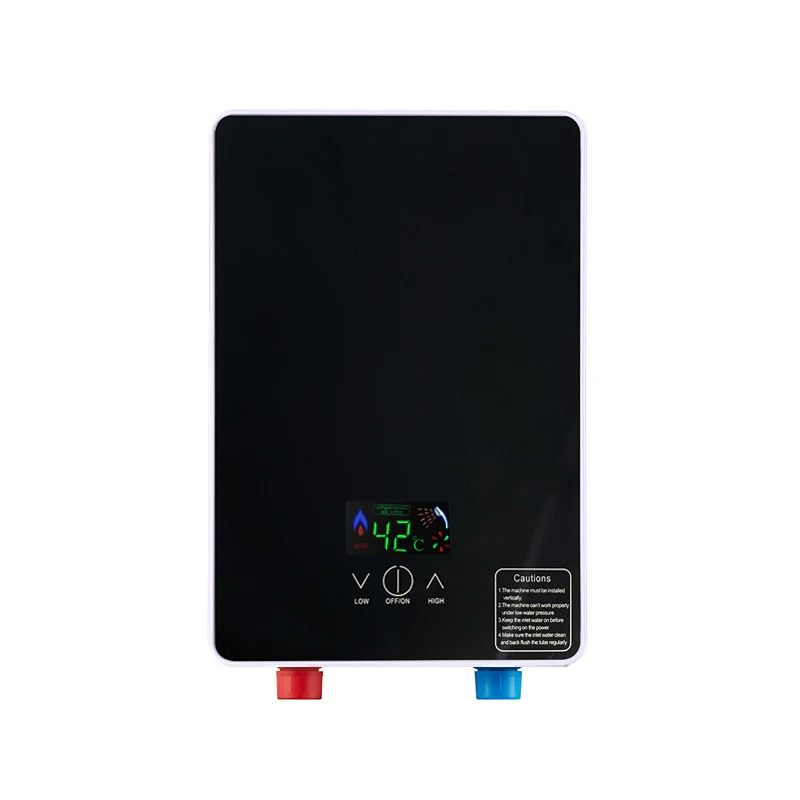 1000W-3000W Black Panel Low Pressure Electric Instant Water Heater Malaysia